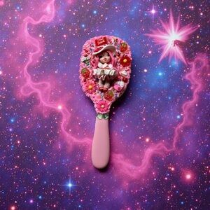 Pink Decorative Hairbrush